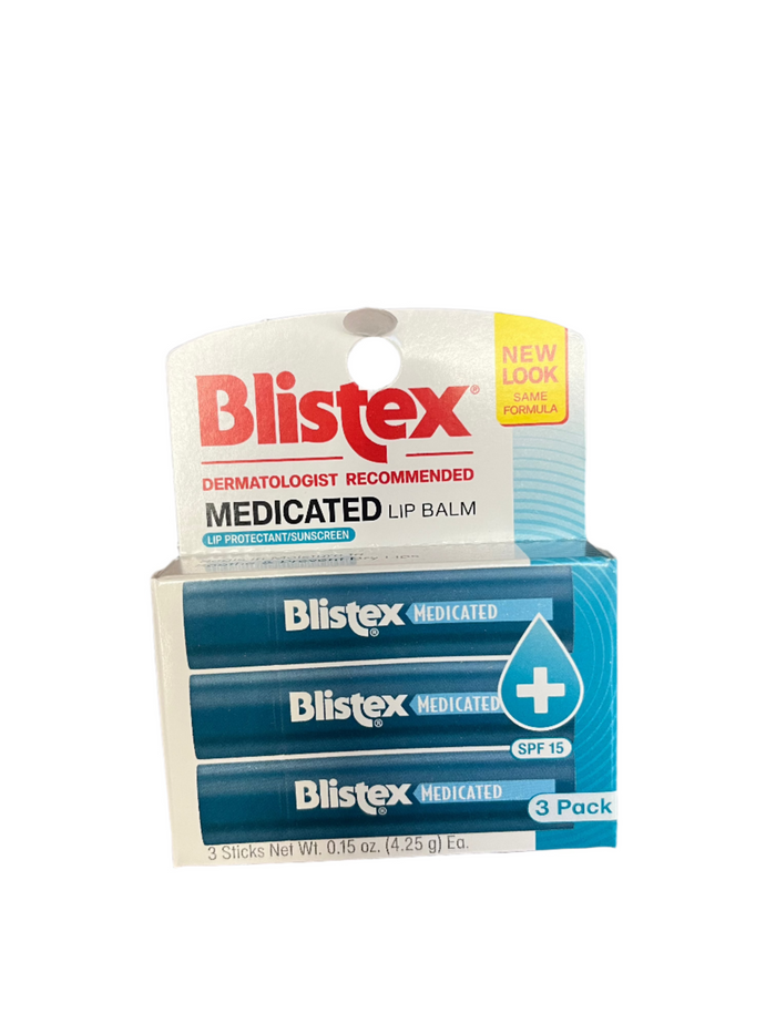 Blistex Medicated Lip Balm Plus Ultra Hydrating 3ctt