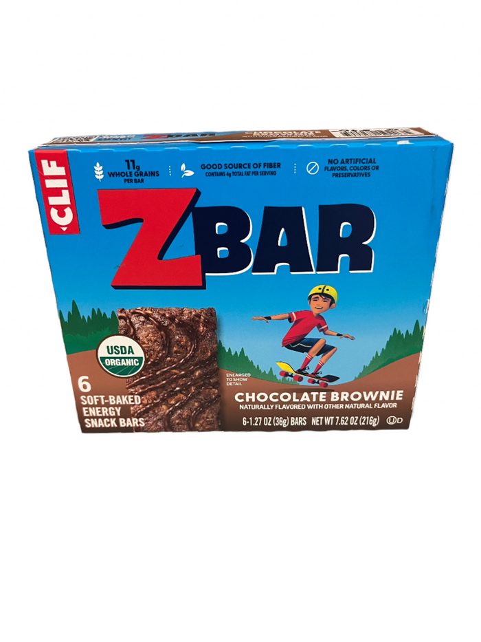 Clif Zbar Chocolate Brownie 6ct