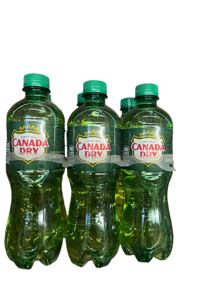Canada Dry Ginger Ale 6-16.oz bottles