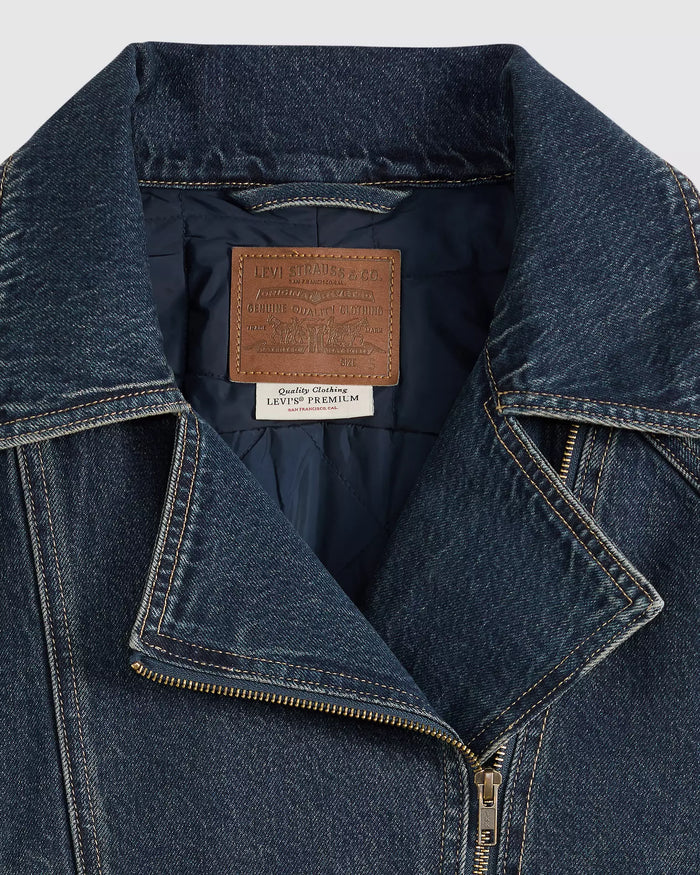 80's Bomber Jacket - Bellissima Medium Wash