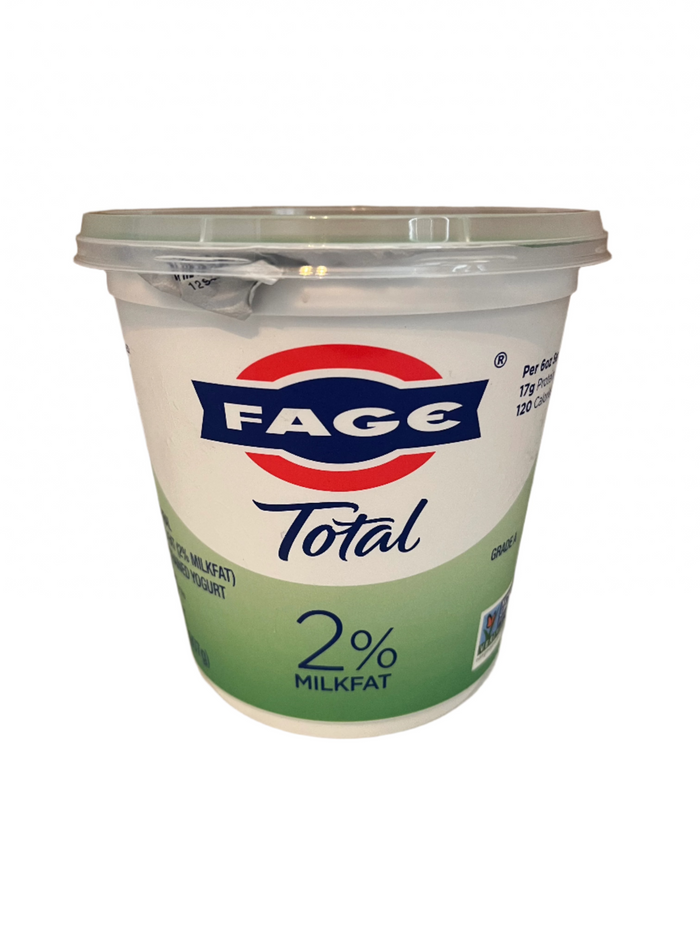 Fage Total All Natural Reduced Fat Plain Greek Strained Yogurt 2% 32oz