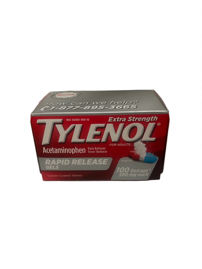 Tylenol Extra Strength Rapid Release Gels 100ct