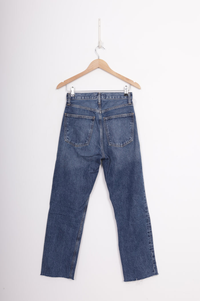 AGOLDE Womens Blue Jeans Size 24