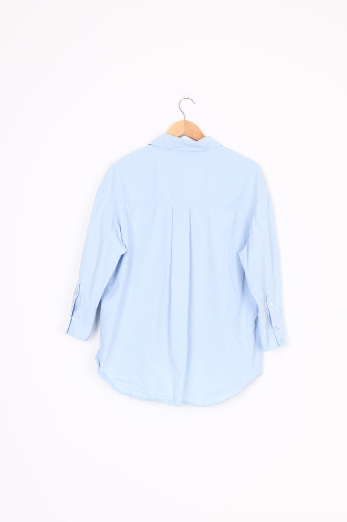 Anine Bing Womens Blue Shirt Size SP