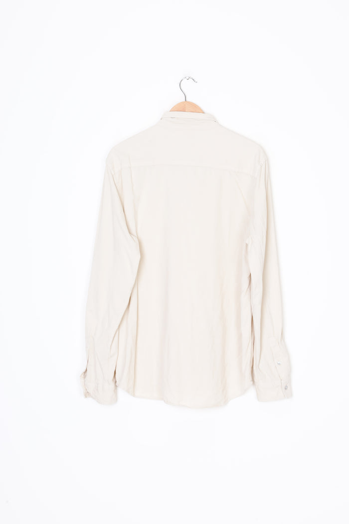 Assembly Label Mens Beige Shirt Size XL