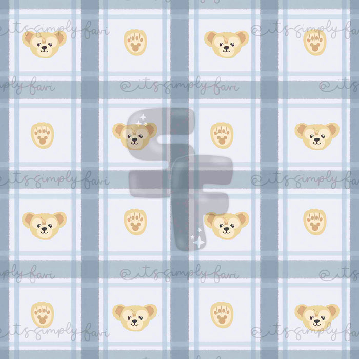 Bear Chex Blue