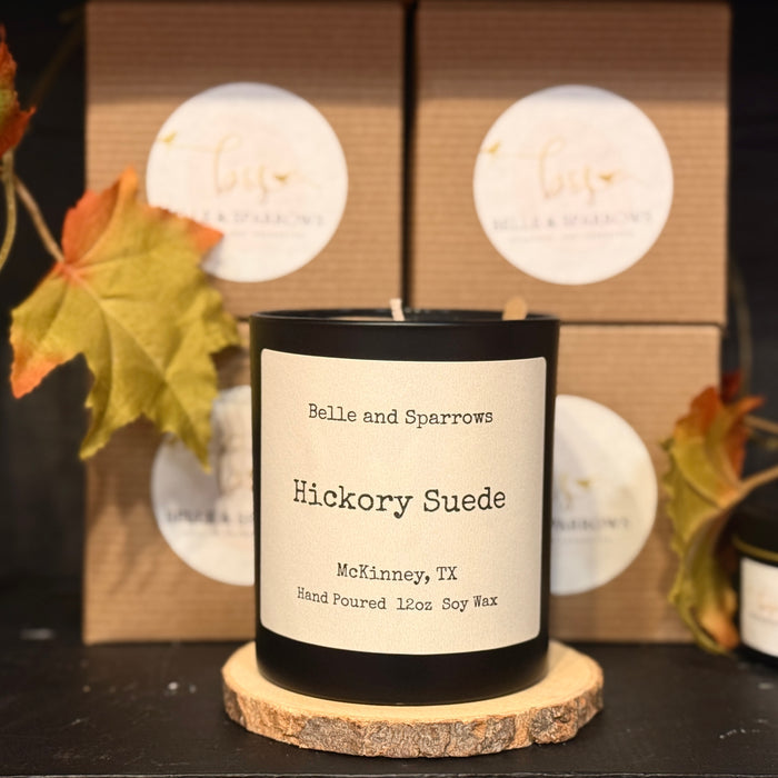 Belle and Sparrows Warm & Woodsy Candle