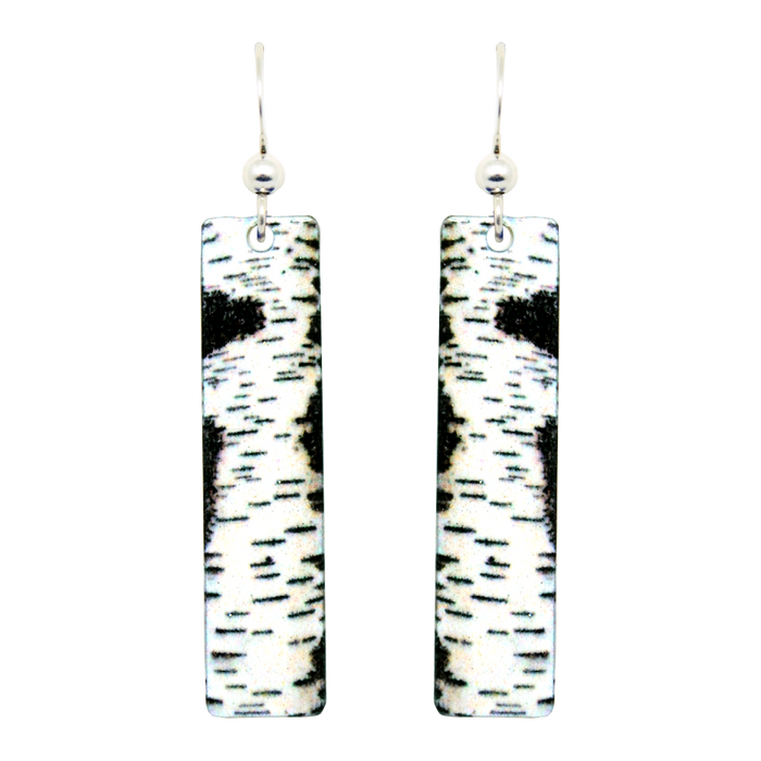 Birch Trunk Earrings, Sterling Silver Earwires, Item# 2020