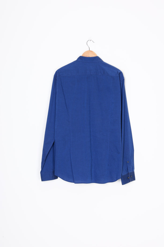 Boss Hugo Boss Mens Blue Shirt Size XL