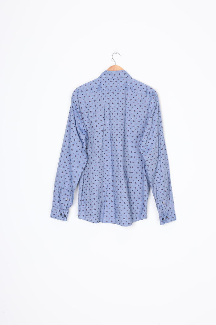 Boss Hugo Boss Mens Blue Shirt Size XL