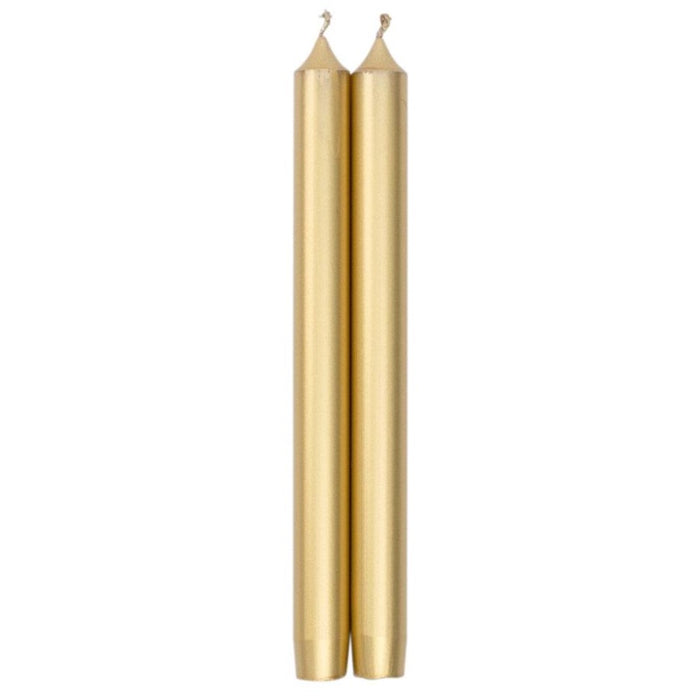 Caspari Duet Taper Candles - Gold.