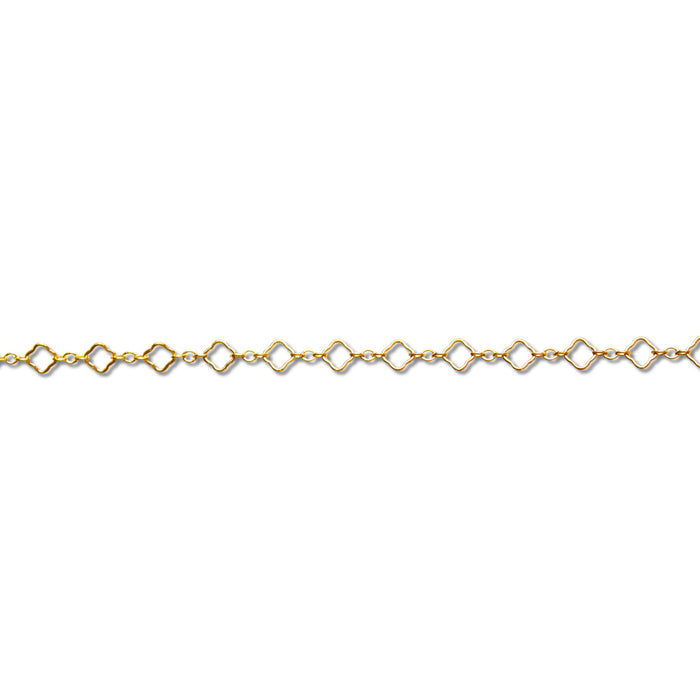 Clover Chain, Yellow Gold Filled By the Bracelet