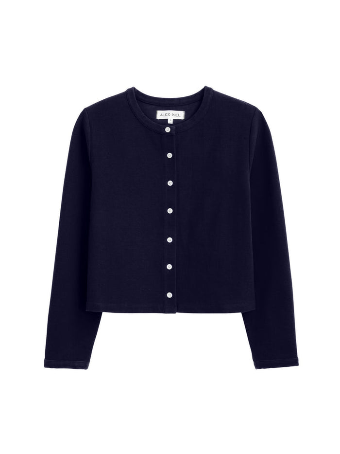 Coco Sport Cardigan in Navy Night