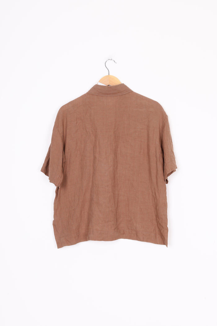 Country Road Womens Brown Shirt Size 8