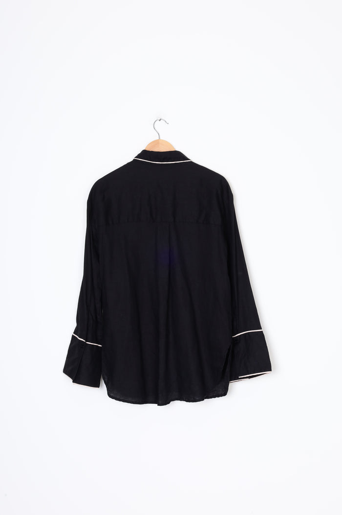 Decjuba Womens Black Shirt Size 12