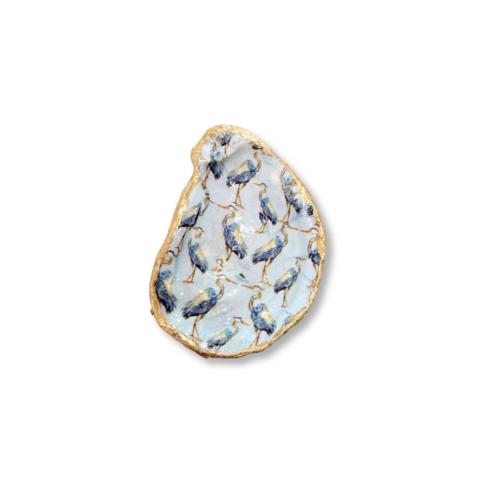 Decoupage Oyster Trinket Dish - 318 Art & Frame