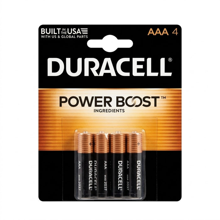 Duracell Coppertop AAA Alkaline Batteries with Power Boost, 4-Pack, Wholesale