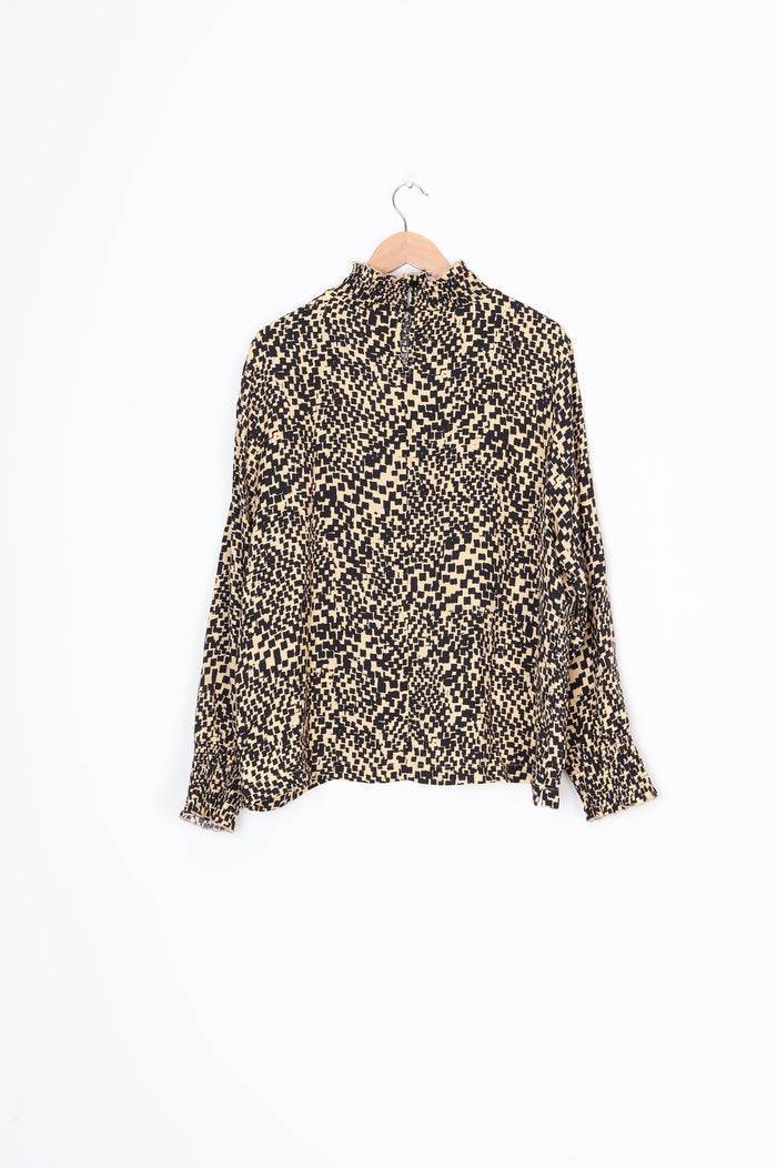 Elk Womens Brown Blouse Size 18