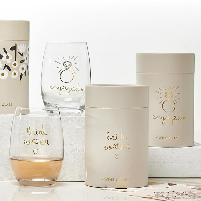 Engaged Boxed Glass - Madison's Niche