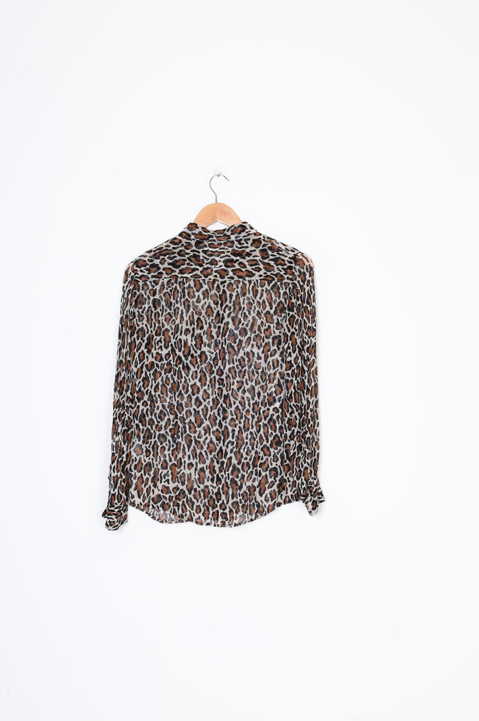 Equipment Femme Womens Brown Shirt Size S