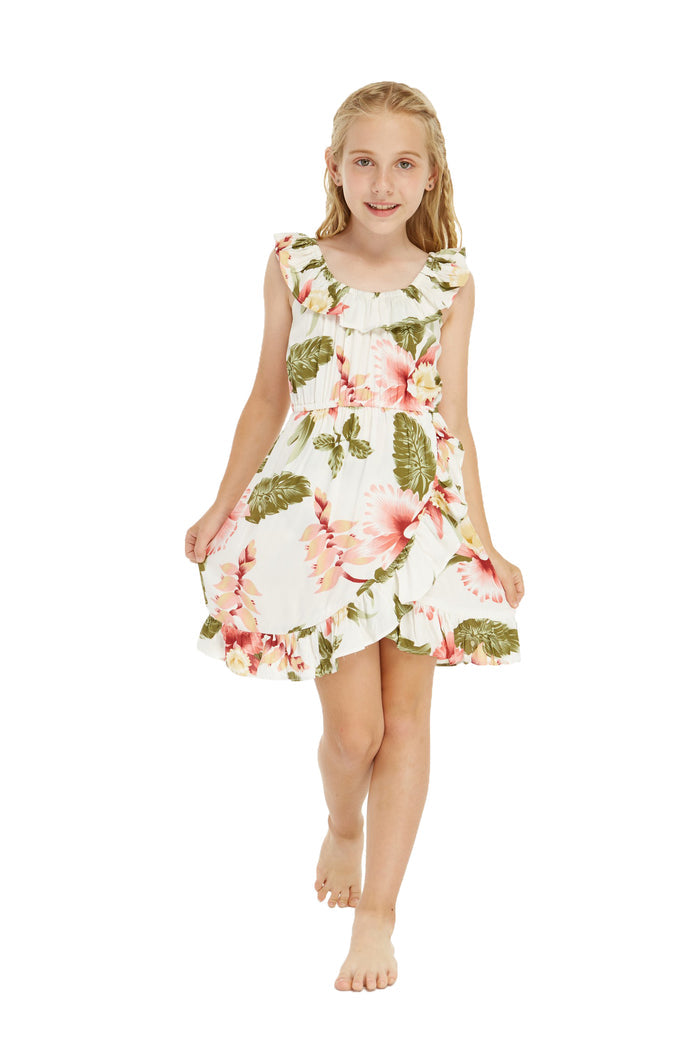 Father Daughter Set in Rafelsia Cream