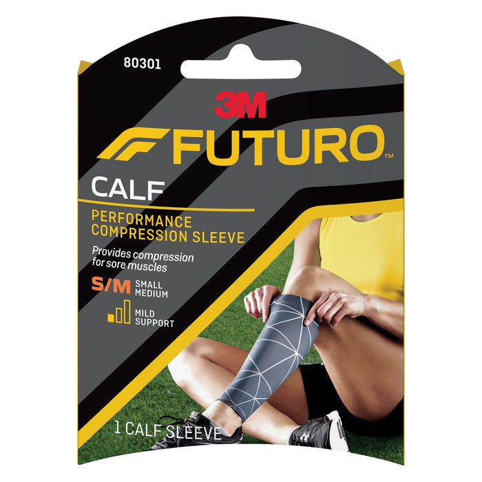 Futuro 80301EN Performance Compression Calf Sleeve, Box of 12