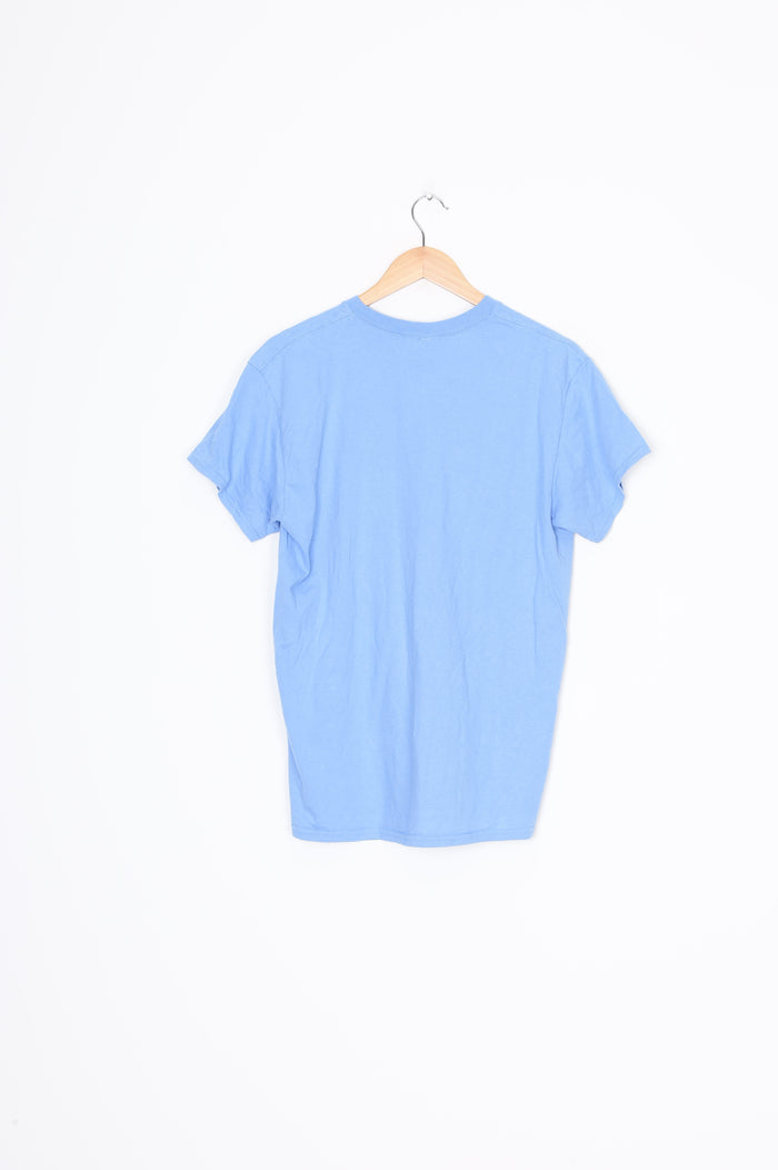 Gildan Mens Blue T-shirt Size M