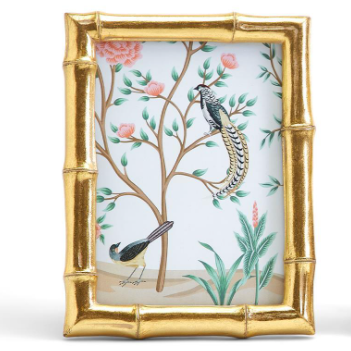 Gold Faux Bamboo Picture Frame (5x7).