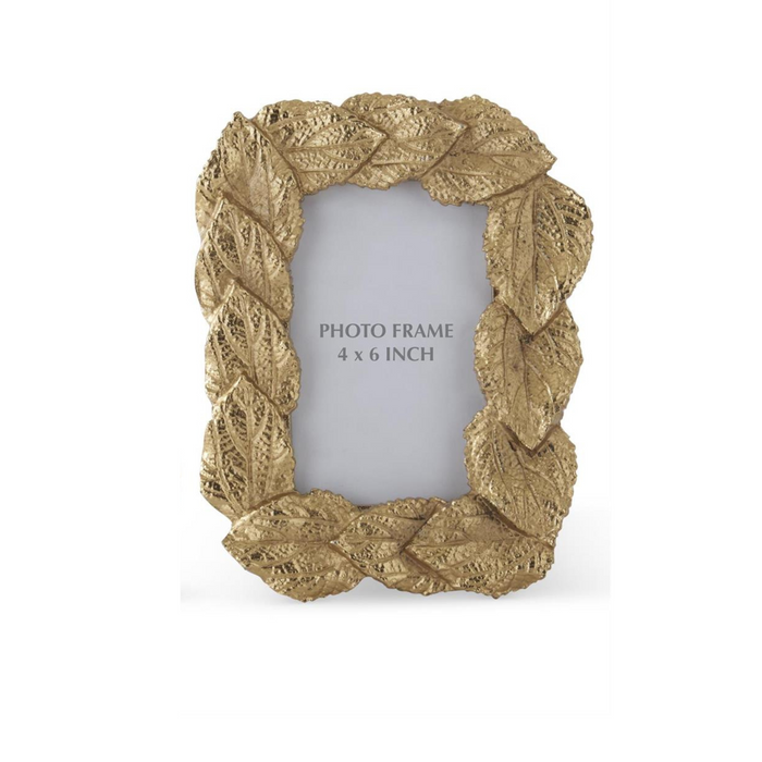 Gold Leaf Metal Photo Frames - Madison's Niche