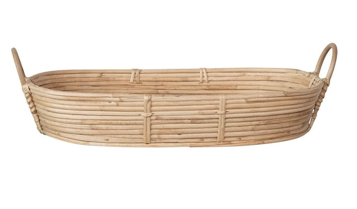 Hand-Woven Rattan Tray - Madison's Niche