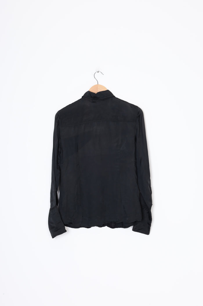 Helen Cherry Womens Black Shirt Size S