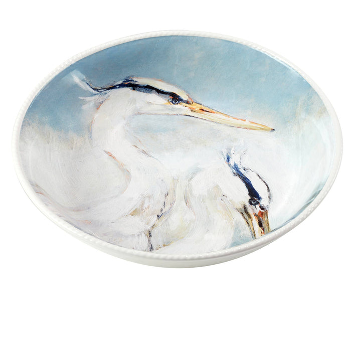 Heron Serving Bowl 13in x 3in - 318 Art & Frame