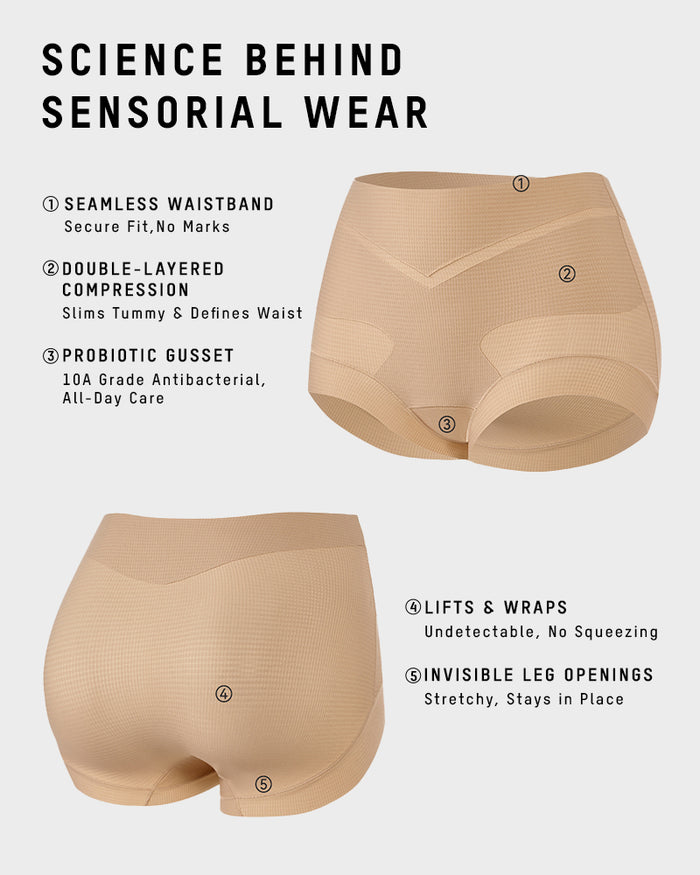 High-Waist Tummy Control Panties (6 Pack)