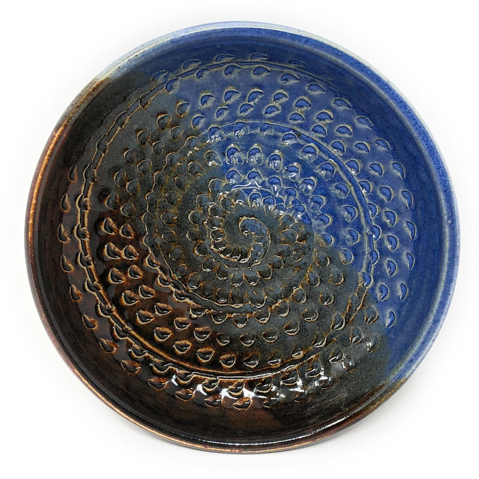 Holman Pottery Garlic Grater Dipping Bowl Combo Dish