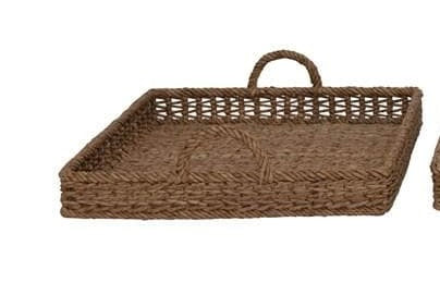 Hyacinth/Rattan Tray - Madison's Niche