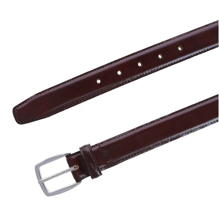 Jameson Dress Belt in Brown - Madison's Niche