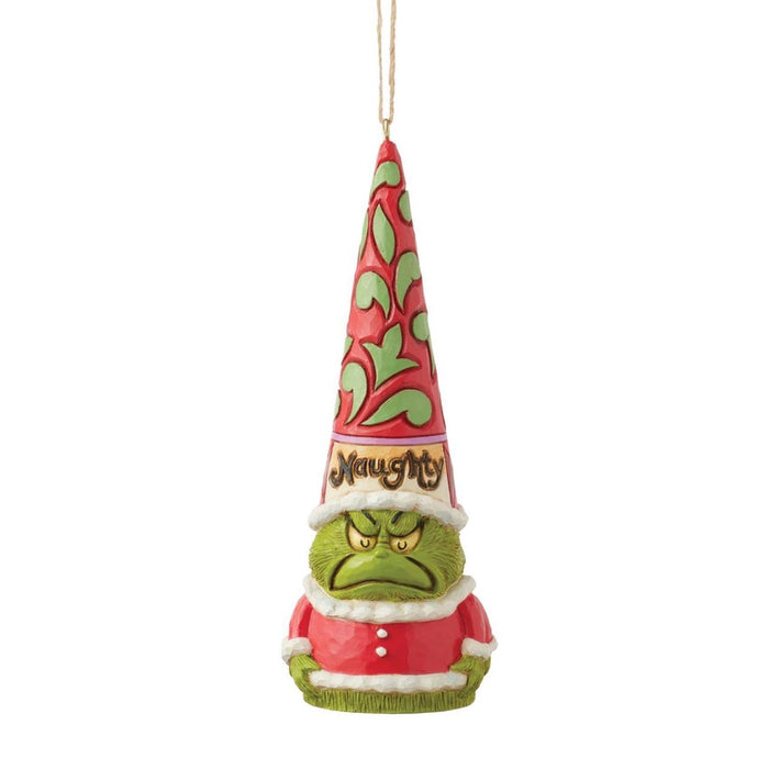 Jim Shore Grinch Naughty/Nice Gnome Ornament