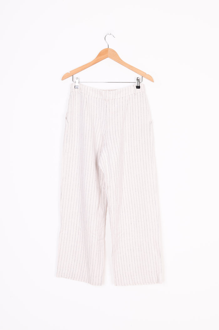juliette hogan Womens Cream Pants Size 8