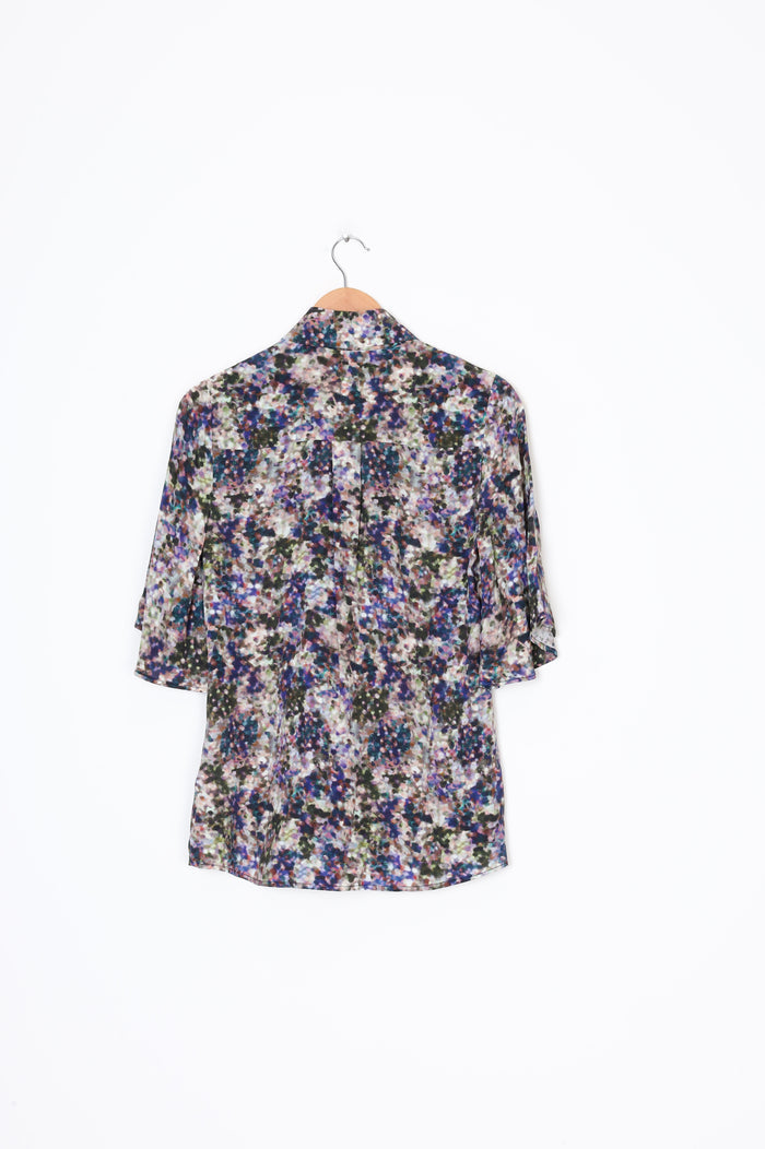 Juliette Hogan Womens Green Shirt Size 8