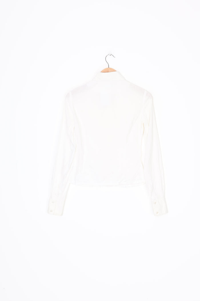 Karen Walker (NZ Made) Womens White Shirt Size 8