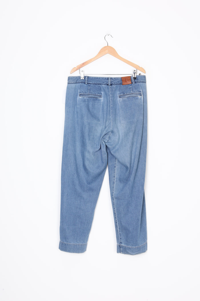 Karen Walker Womens Blue Pants Size 12