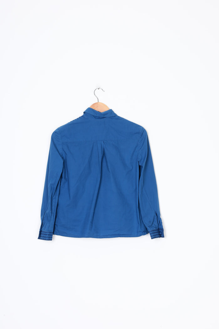 Karen Walker Womens Blue Shirt Size 4