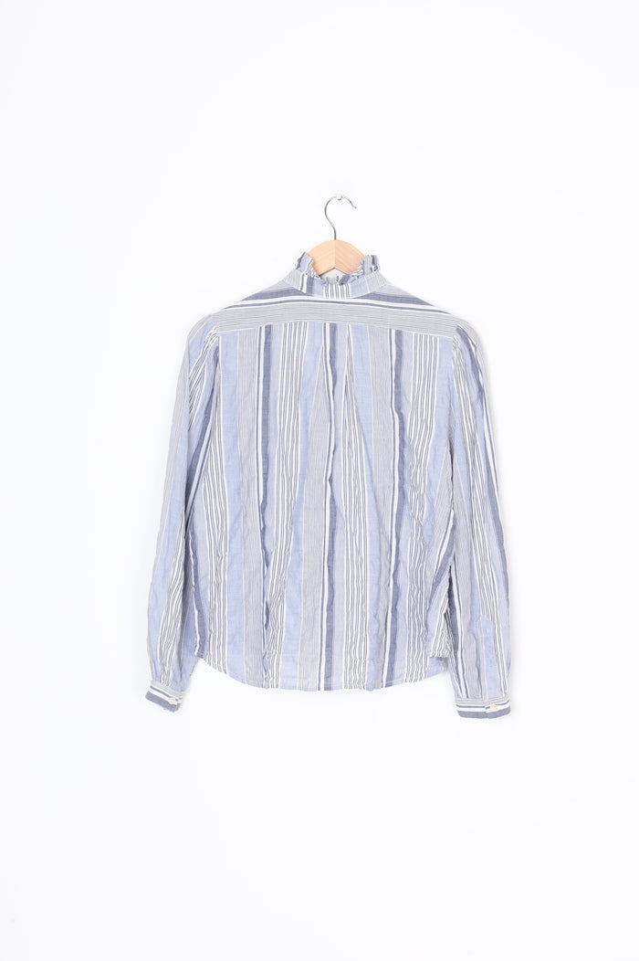 Karen Walker Womens Blue Shirt Size 8