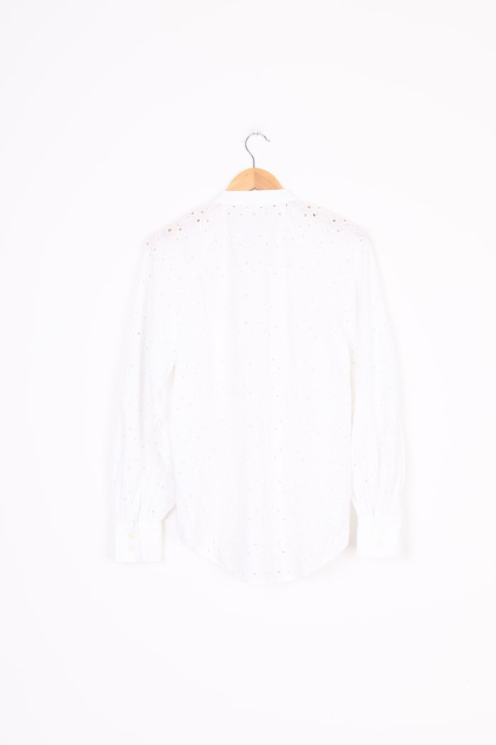 Kowtow Womens White Shirt Size M