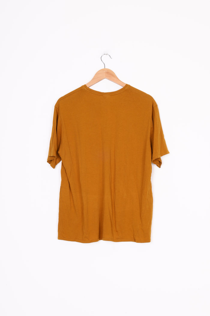 Kowtow Womens Yellow T-shirt Size S