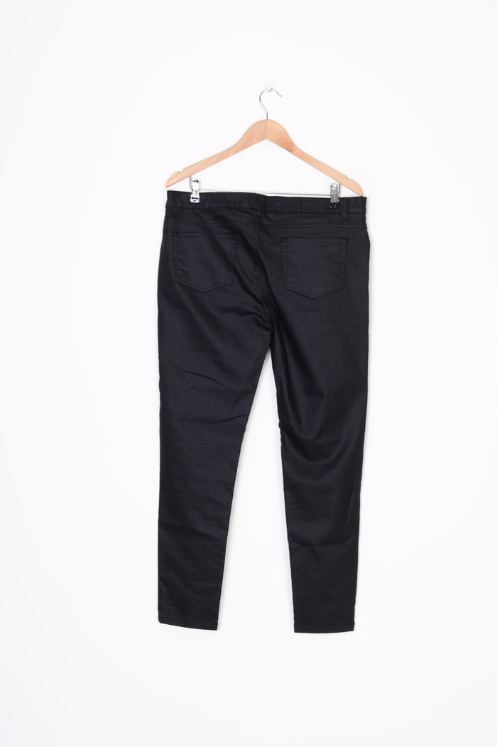 Laura Ashley Womens Black Pants Size 14