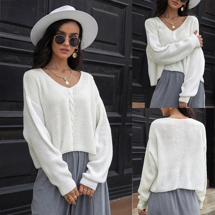 Leisure V Neck Long Sleeve Shirt
