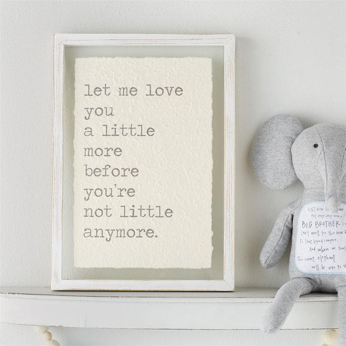Little Love Glass Plaque - Madison's Niche