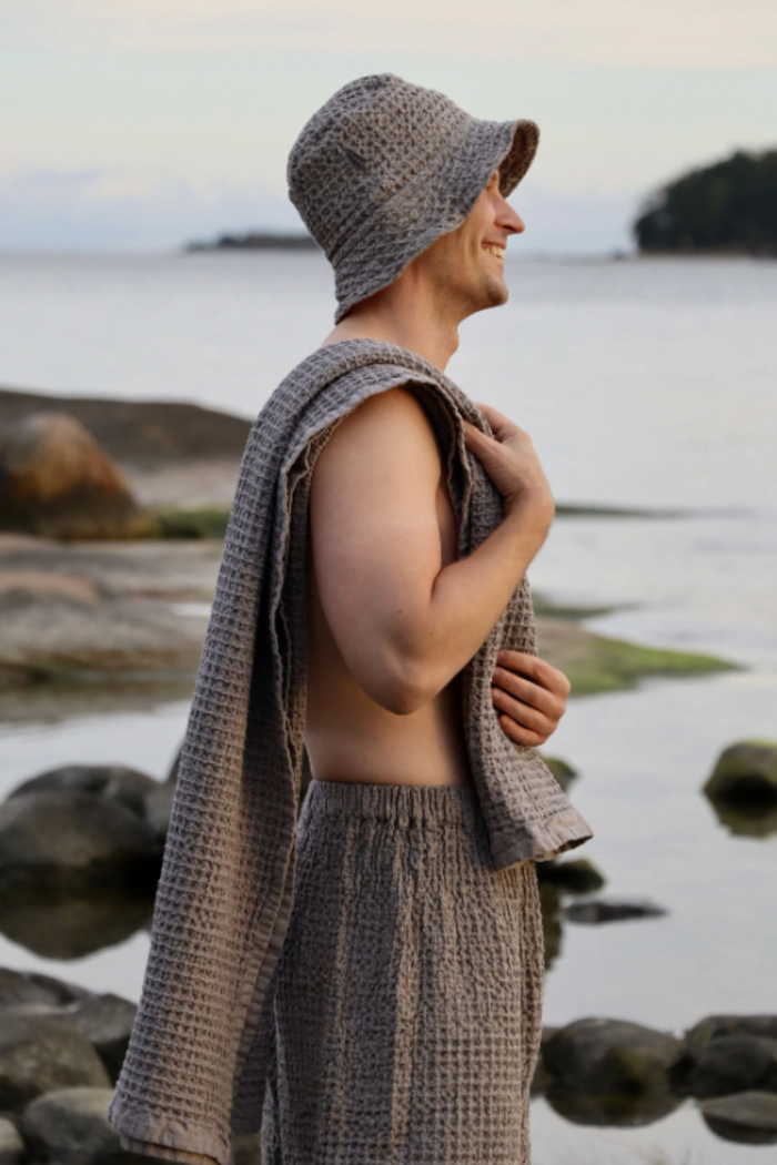 Luhta Linen Blend Sauna Bucket Hat