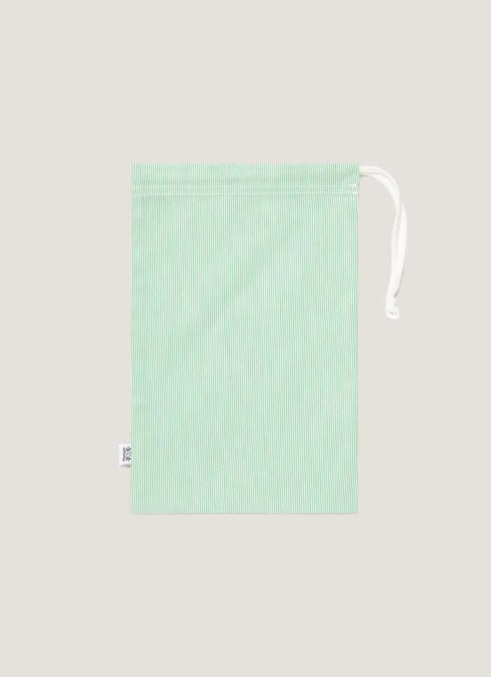 Men's Drawstring Swim Shorts in Bright Green/White